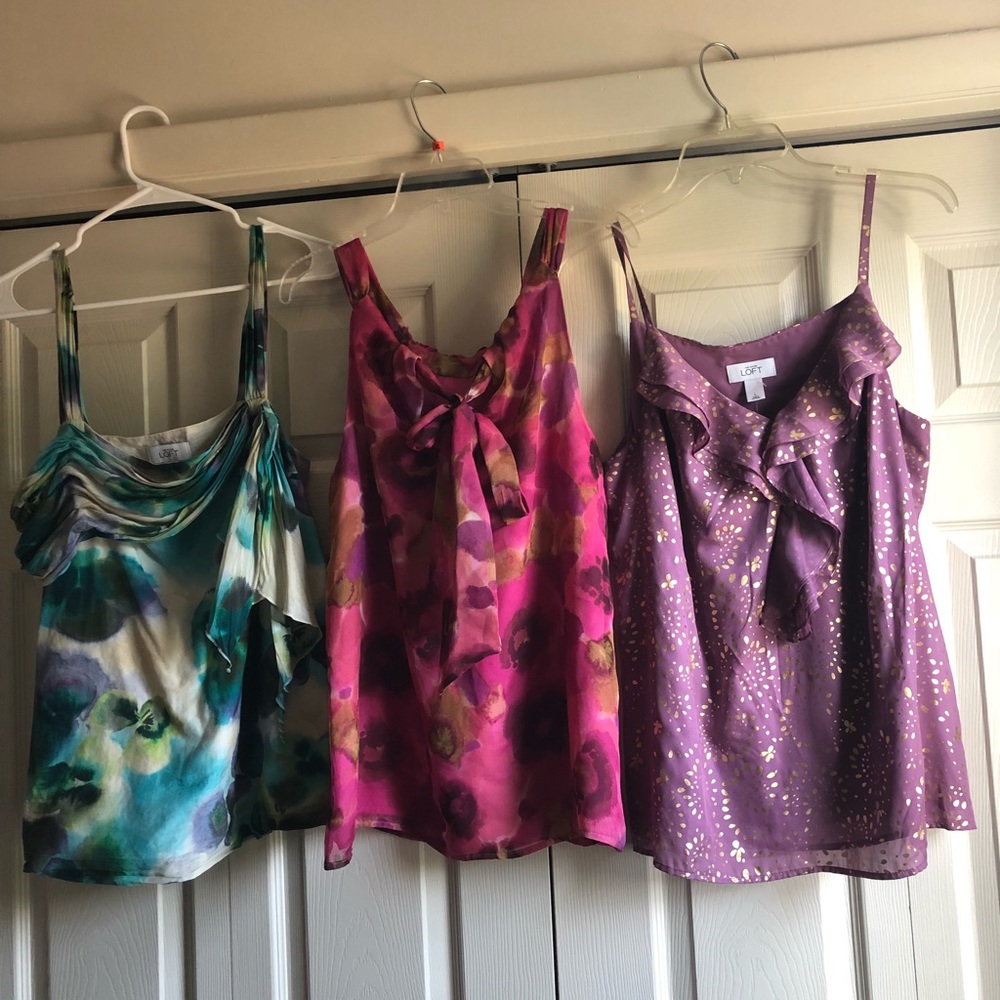 Loft sleeveless top bundle